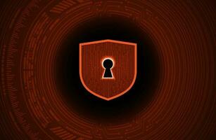 Modern Cybersecurity Technology Background with shield vector