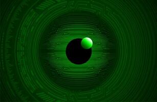 Modern Cybersecurity Eye on Technology Background vector