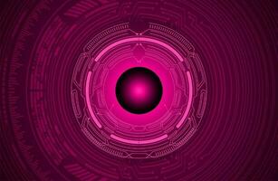 Modern Cybersecurity Eye on Technology Background vector