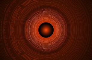 Modern Cybersecurity Eye on Technology Background vector