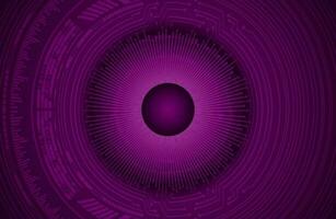 Modern Cybersecurity Eye on Technology Background vector