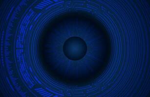 moderno la seguridad cibernética ojo en tecnología antecedentes vector