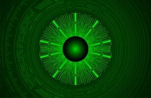 Modern Cybersecurity Eye on Technology Background vector
