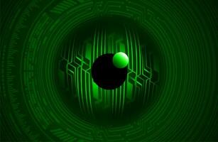 Modern Cybersecurity Eye on Technology Background vector