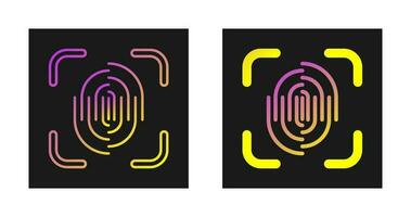 Fingerprint Vector Icon