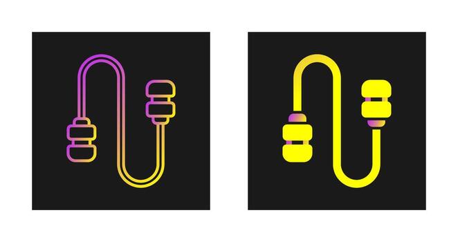 icono de vector de tapón de oído