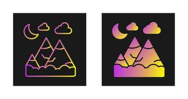 Mountains Vector Icon