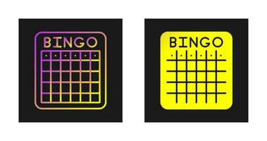 icono de vector de bingo