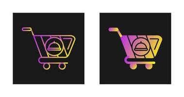 Food Cart Vector Icon