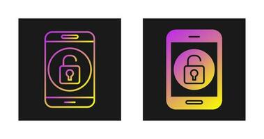 Unlock Mobile Vector Icon