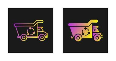 Recycling Truck Vector Icon