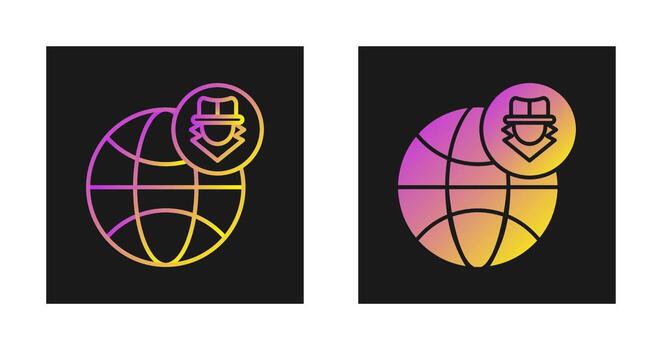 Network Hack Vector Icon