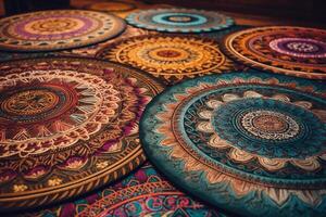 Mandalas in different patterns photo