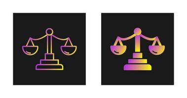 Justice Scale Vector Icon