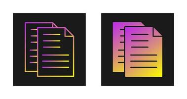 Files Vector Icon