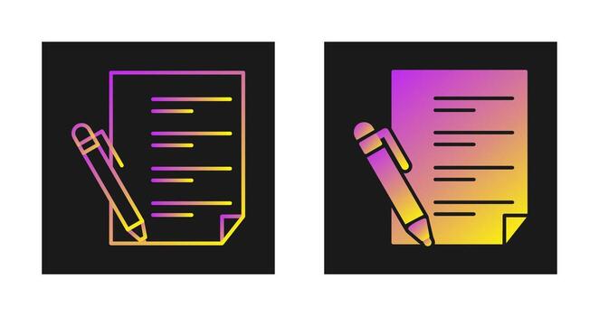 escribir icono vectorial vector