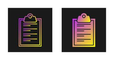 Clipboard Vector Icon