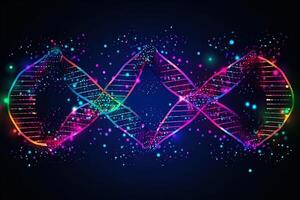 dna molecular communication abstract concept illustration photo