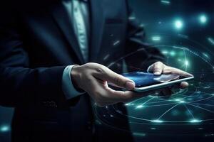 smart industries 4.0 abstract illustration photo