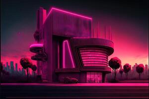 Visual Magentaverse color of the year 2023 viva magenta illustration photo