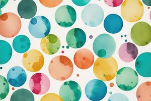 watercolor seamless pattern background illustration photo