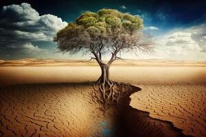 World Day To Combat, desertification and drought illustration photo