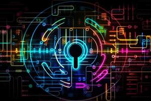 world password day abstract concept illustration photo