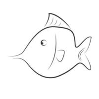 fish logo vector illustration design