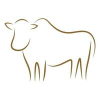 cow vector illustration design