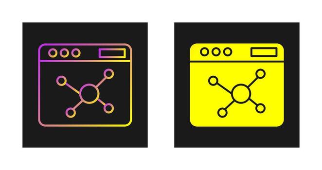 icono de vector de algoritmo