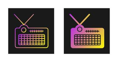 icono de vector de radio