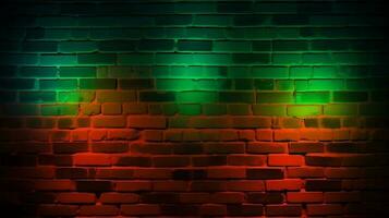 brick wall grunge texture background photo