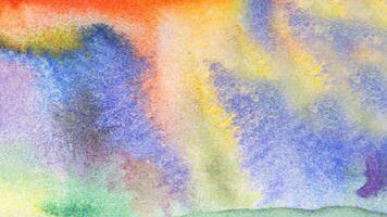 Watercolor pastel background. aquarelle colorful stains on paper . photo