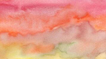 Watercolor pastel background. aquarelle colorful stains on paper . photo