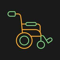 Wheel Chair Vector Icon