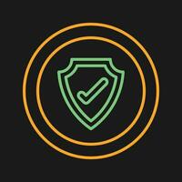 icono de vector de token de seguridad