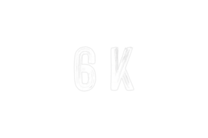 6 k subscribers celebration greeting Number with burger design png