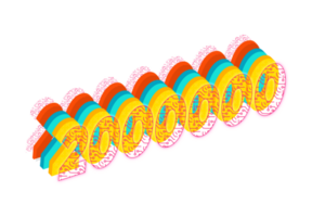 2000000 subscribers celebration greeting Number with tech design png