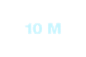 10 millón suscriptores celebracion saludo número con congelado diseño png