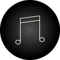 Music Line Icon vector