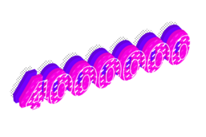 4000000 subscribers celebration greeting Number with multi layer design png