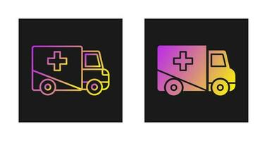 icono de vector de ambulancia