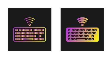 Wireless Keyboard Vector Icon