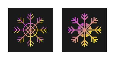 icono de vector de copo de nieve