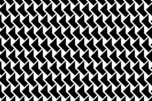 Black and white geometric square tile seamless pattern. Vector background.