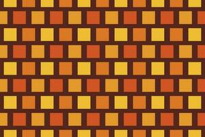 Brown square tile seamless pattern. Mosaic background vector illustration.