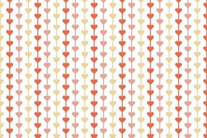 Seamless pattern of striped line heart vector background