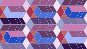 colorful abstract polygon background design vector