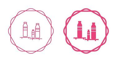 Bottles Shelf Vector Icon