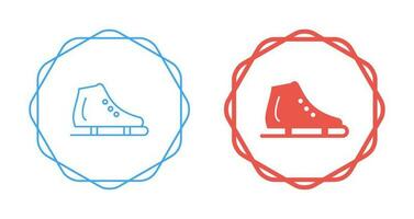 Ice Skating Shoe Vector Icon